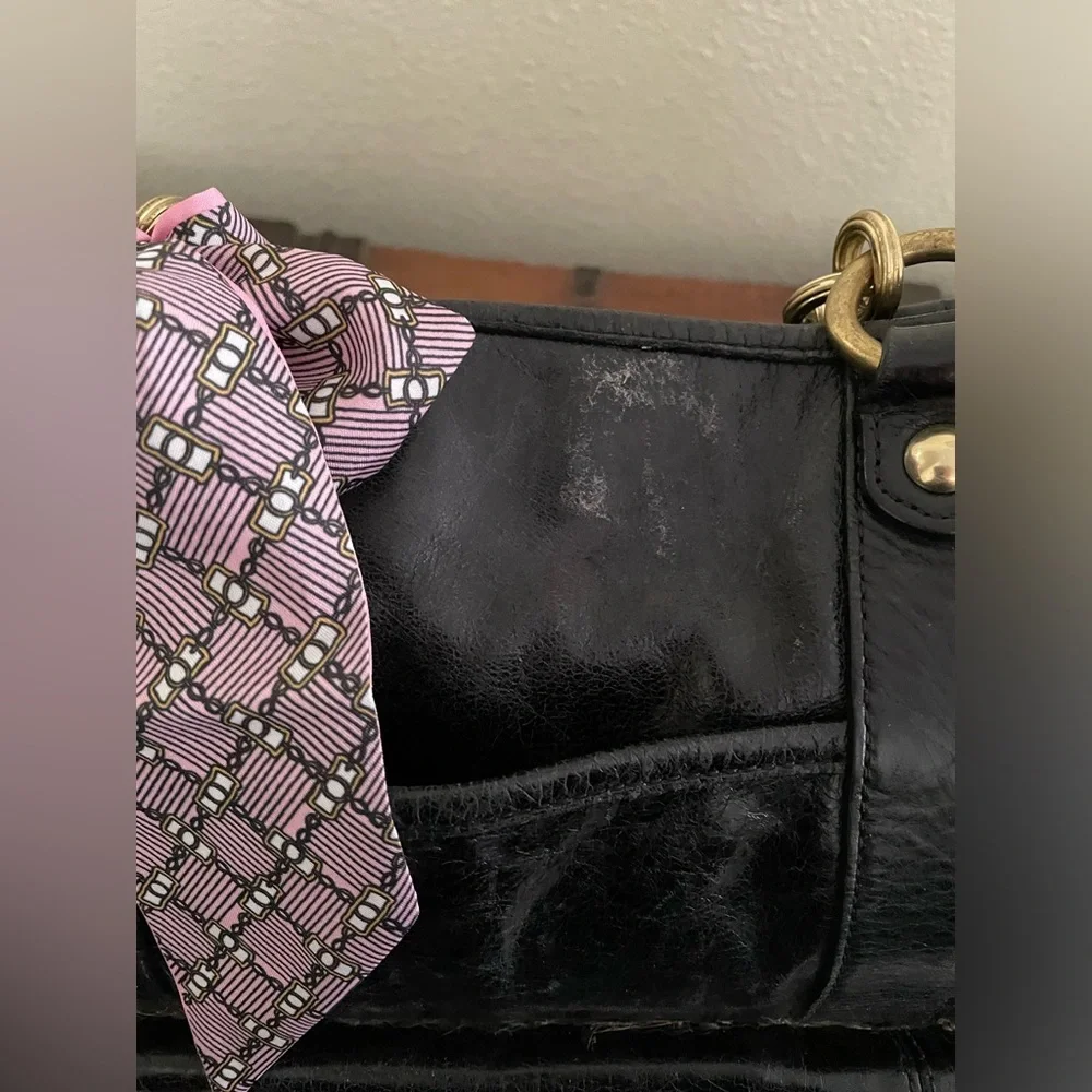 Vintage Coach Poppy collection genuine leather handbag purse ~ - Picture 9 of 16